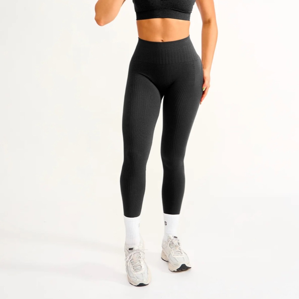 Mid Rise Waterfall Seamless BuffBunny Sculpt Leggings Black